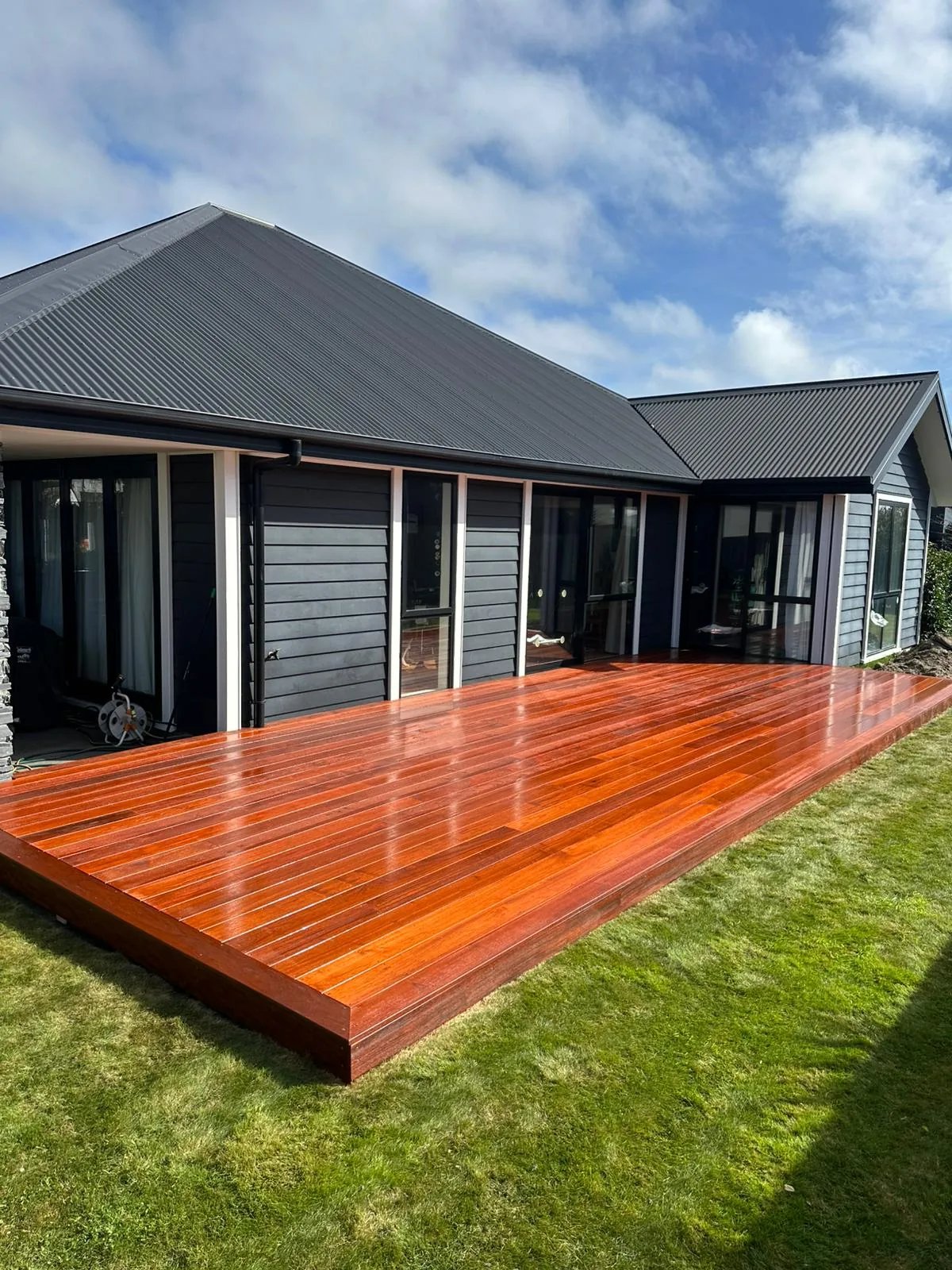 Kwila deck build - Christchurch outdoor living